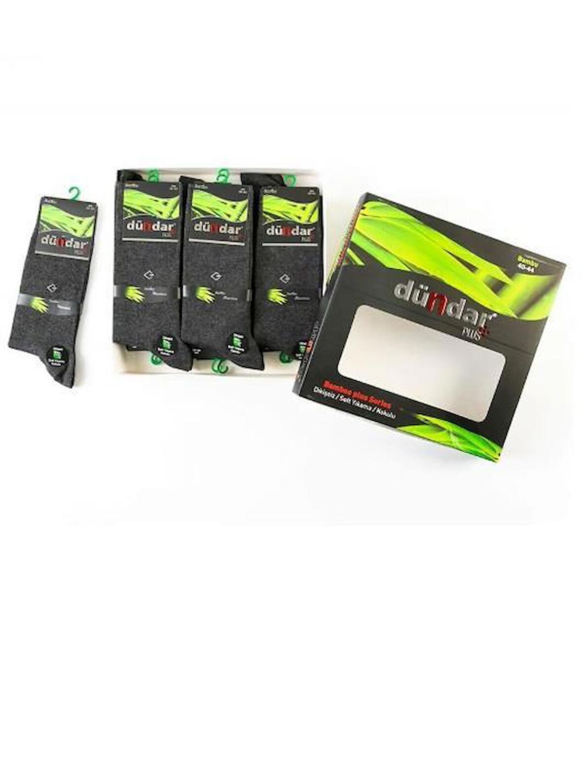 PLUS ERKEK BAMBU LYCRA 4 MEVSİM ANTRASİT 6'LI 5602