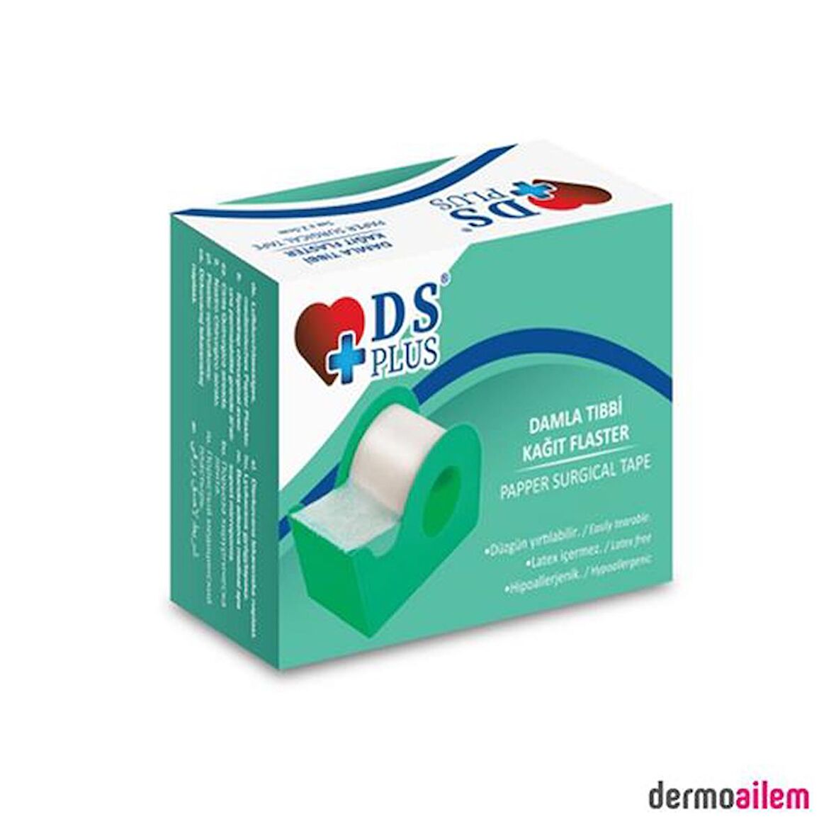 DS Plus Tıbbi Kağıt Flaster 5*5 Cm