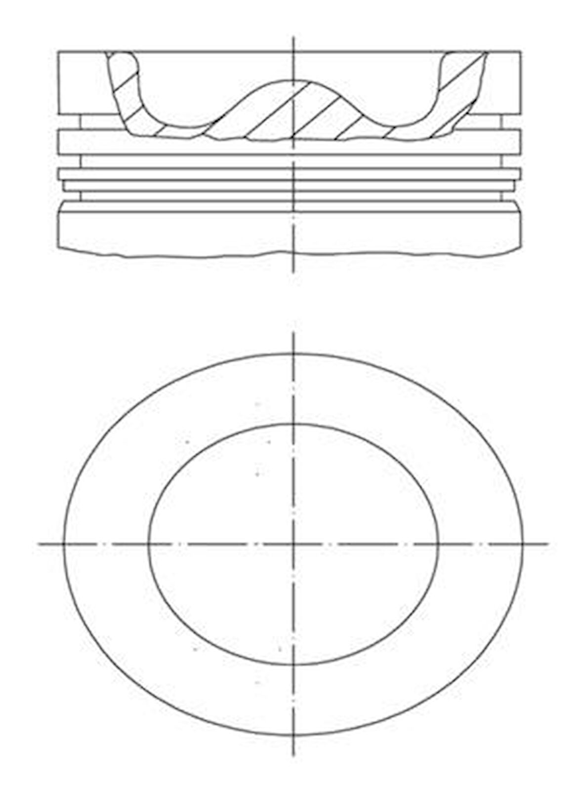 Vag Piston Segman Std 79,42mm 1,4tdi (3 Silindir Motorun Hepsine Uyumlu) Cusa Cusb Cuta Cyza Cyzb Polo - Mahle 028pi00152000