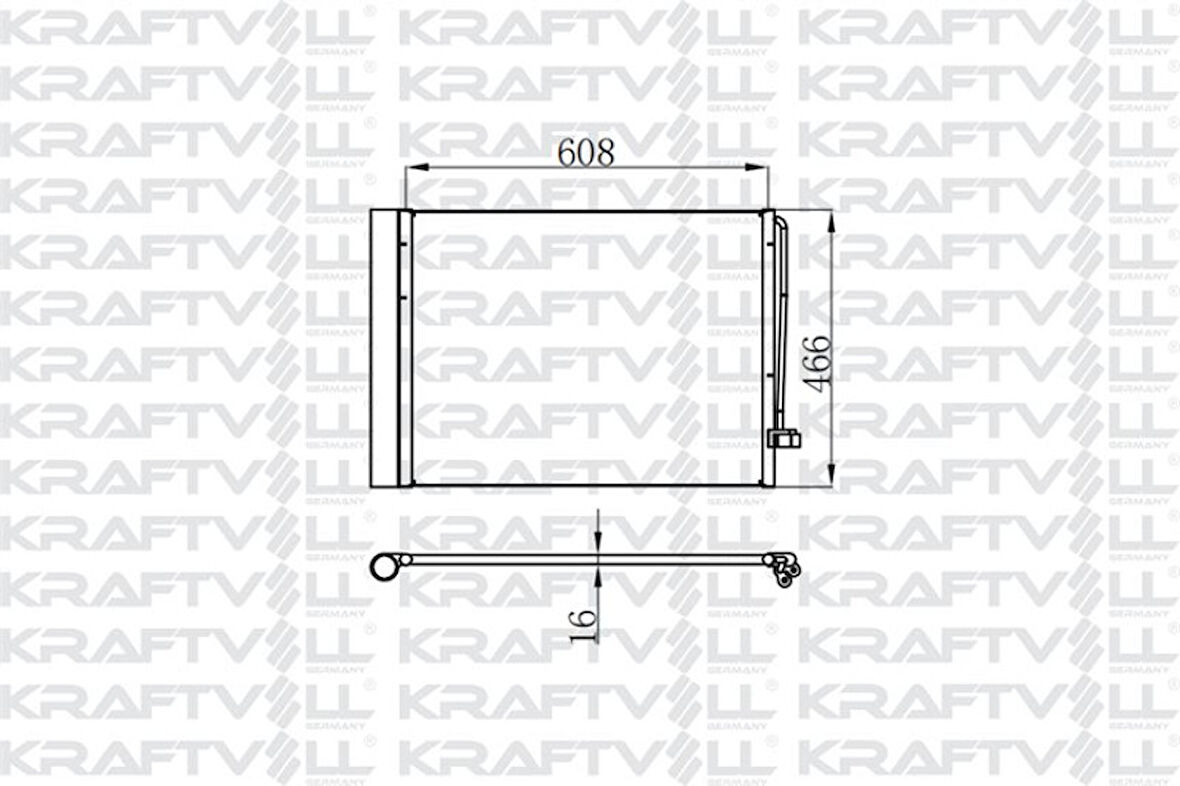 Bmw Klima Radyatoru Bmw N57n M57n2 E70 E71 F15 F16 - Kraftvoll 08060081