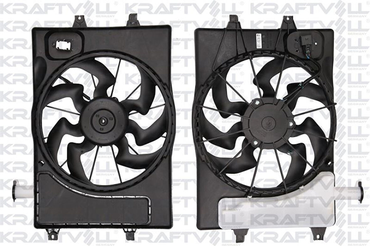 Hyundaı Radyator Fanı Komple Hyundaı Elantra 1.6 2016-> 6 İleri Vites - Kraftvoll 08120038