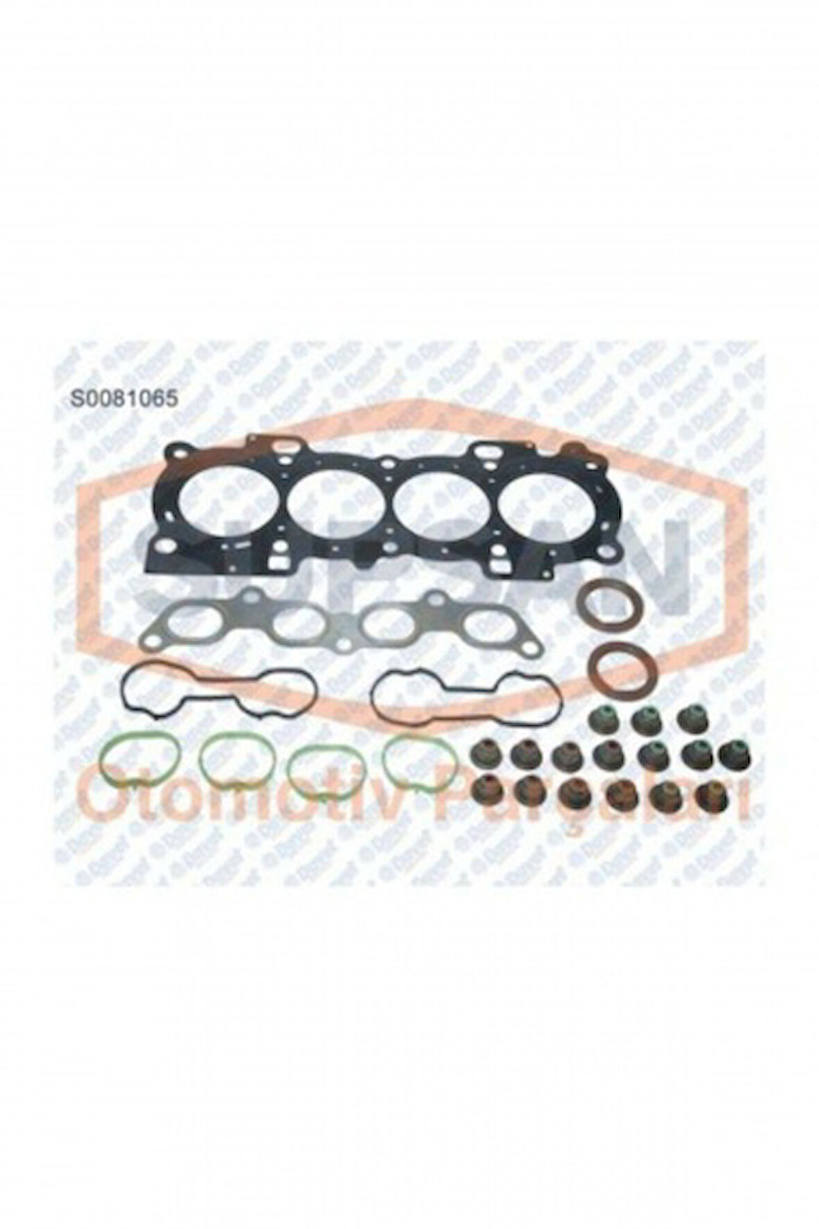 Ford Ust Takım Contası (keceli Subap Lastıklı) S,k,c Dahıl Focus 1,6 16v Zetec S / Duratec Efi 98>04 - Supsan S0081065