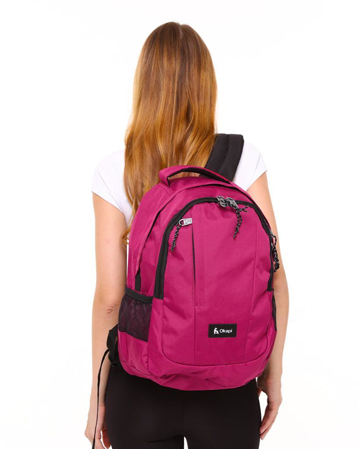 Okapi Sırt Çantası Üç Bölmeli Bordo OKP-128