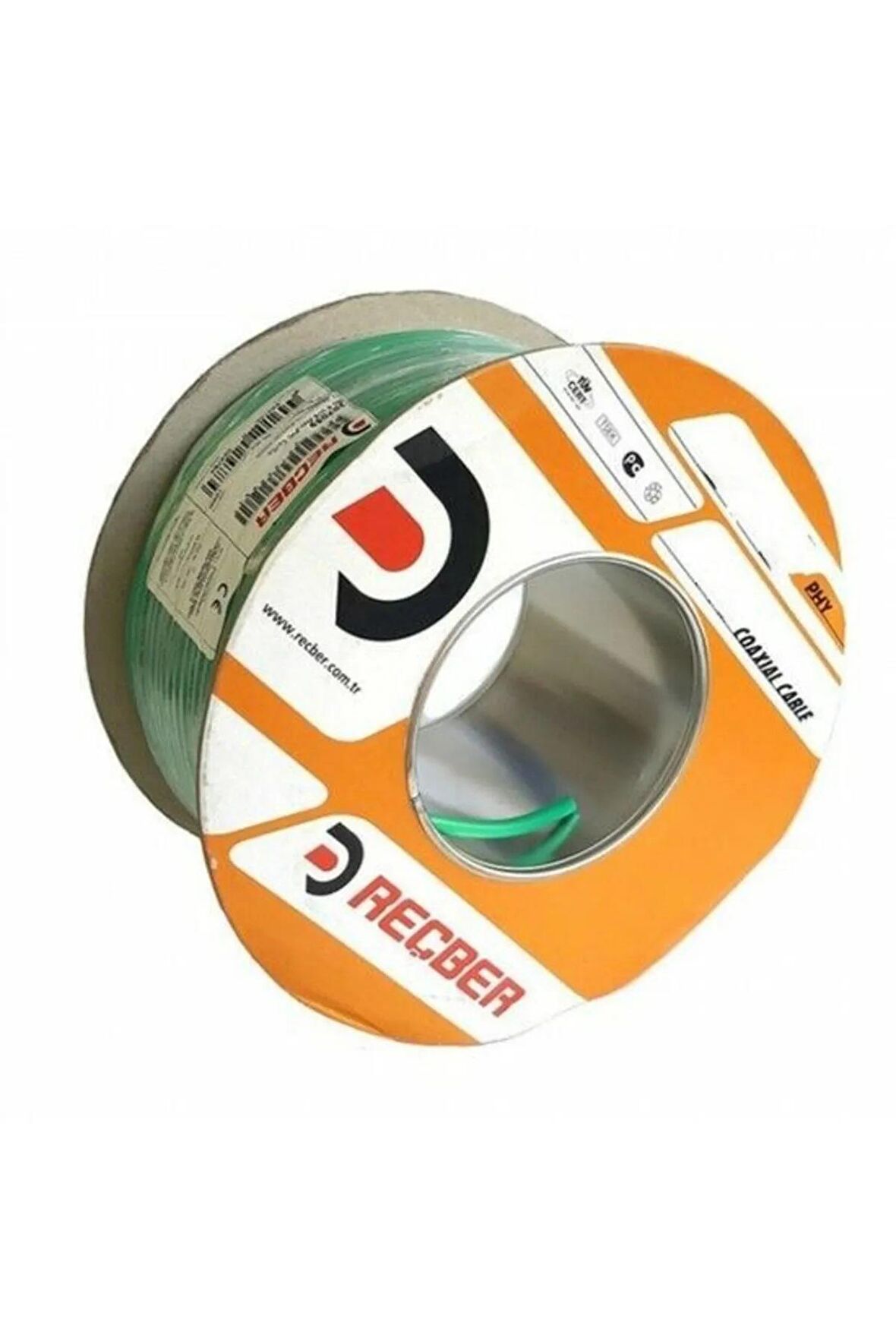 REÇBER Rg6 U/6 Phy-pvc Cu/cu Koaksiyel Kablo 307059 (100 Metre) 307059-100