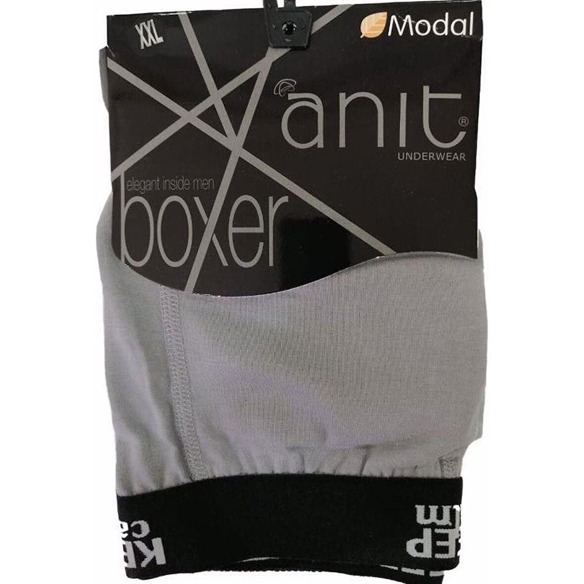 Anıt 1266 Modal Erkek Boxer Gri Beden XXL