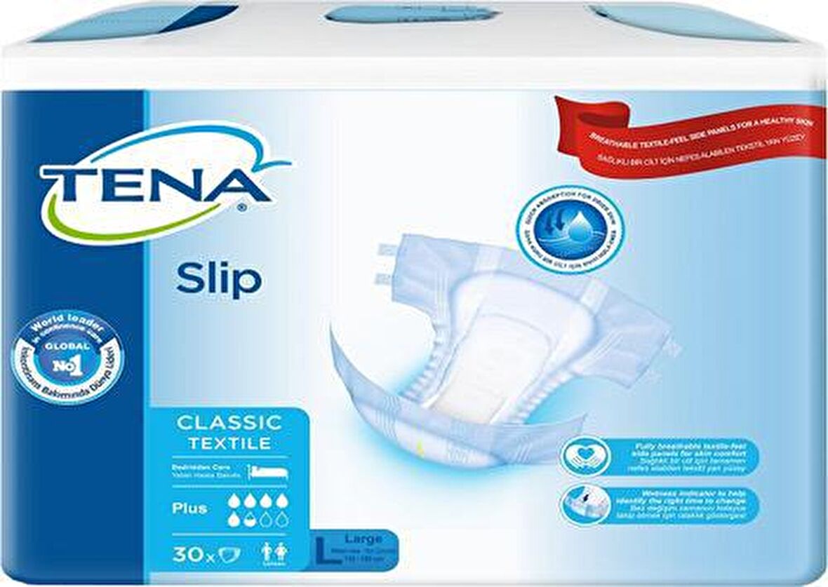 Tena Textile Plus Hasta Bezi Large 30 Adet