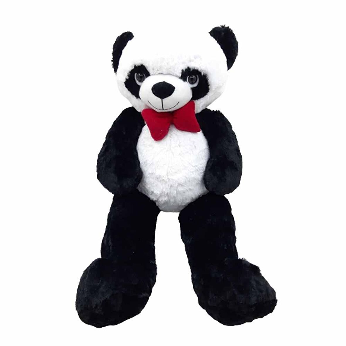 100 CM PAPYONLU PELUŞ PANDA