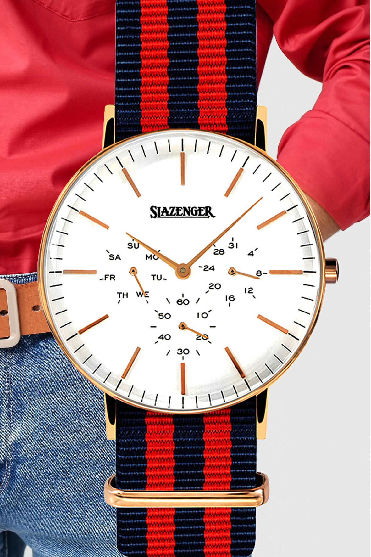 Slazenger Sl.09.1981.2.04 Retro Erkek Kol Saati