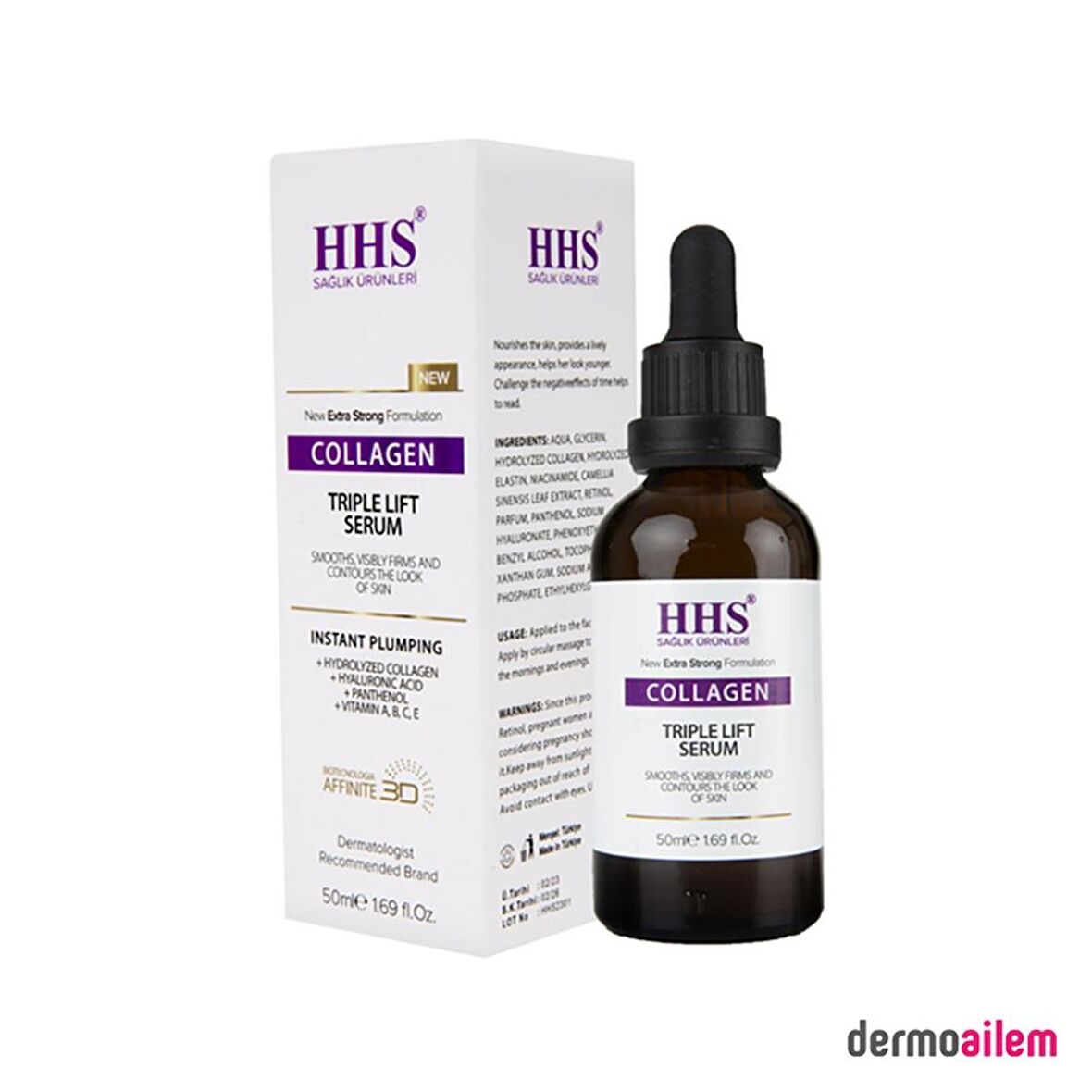 HHS Collagen Triple Lift Yaşlanma Karşıtı Serum 50 ML