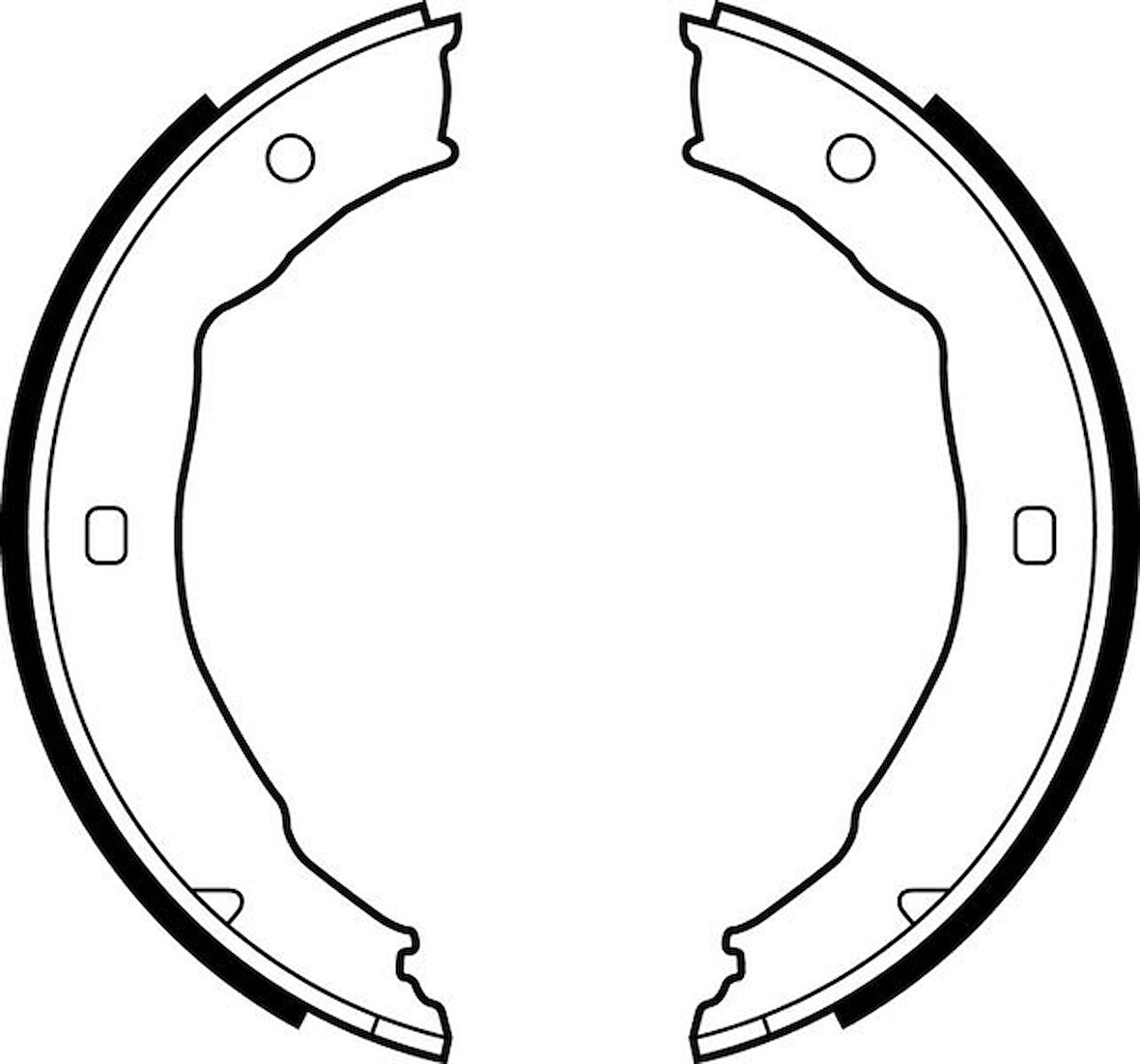 Psa El Fren Balatası Peugeot P406 [d8 / D9], P607 Olcu: (185×30mm) - Delphi Ls1881