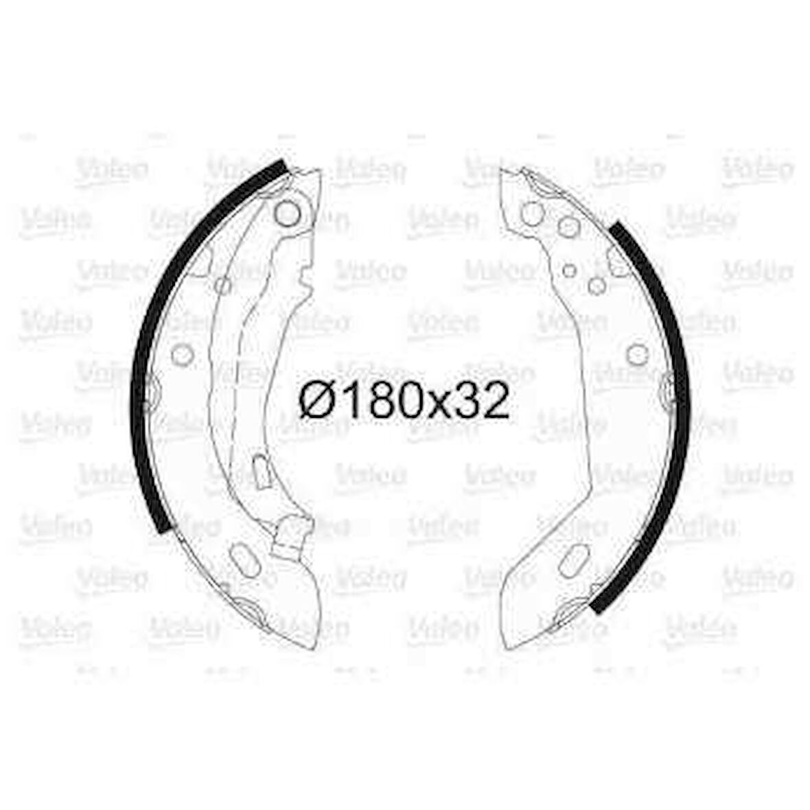 Psa Arka Fren Balatası Pabuclu Xsara P306 Xud9 Dw8 (1,9 8v) Olcu: (180 * 30) / (97 00) - Valeo 562037