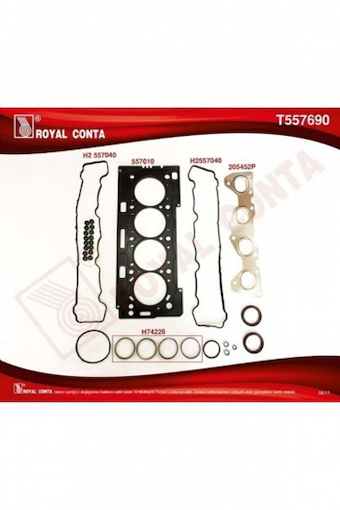 Psa Ust Takım Contası Reinz Keceli Subap Lastıklı P206 P207 P307 P308 Partner II Berlingo II C2 C3 C3 II - Royal T557690