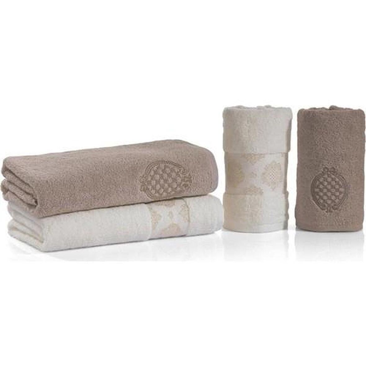 SCHAFER PREMIUM HAMAM SETİ 4 PRÇ.BEJ KAHVE