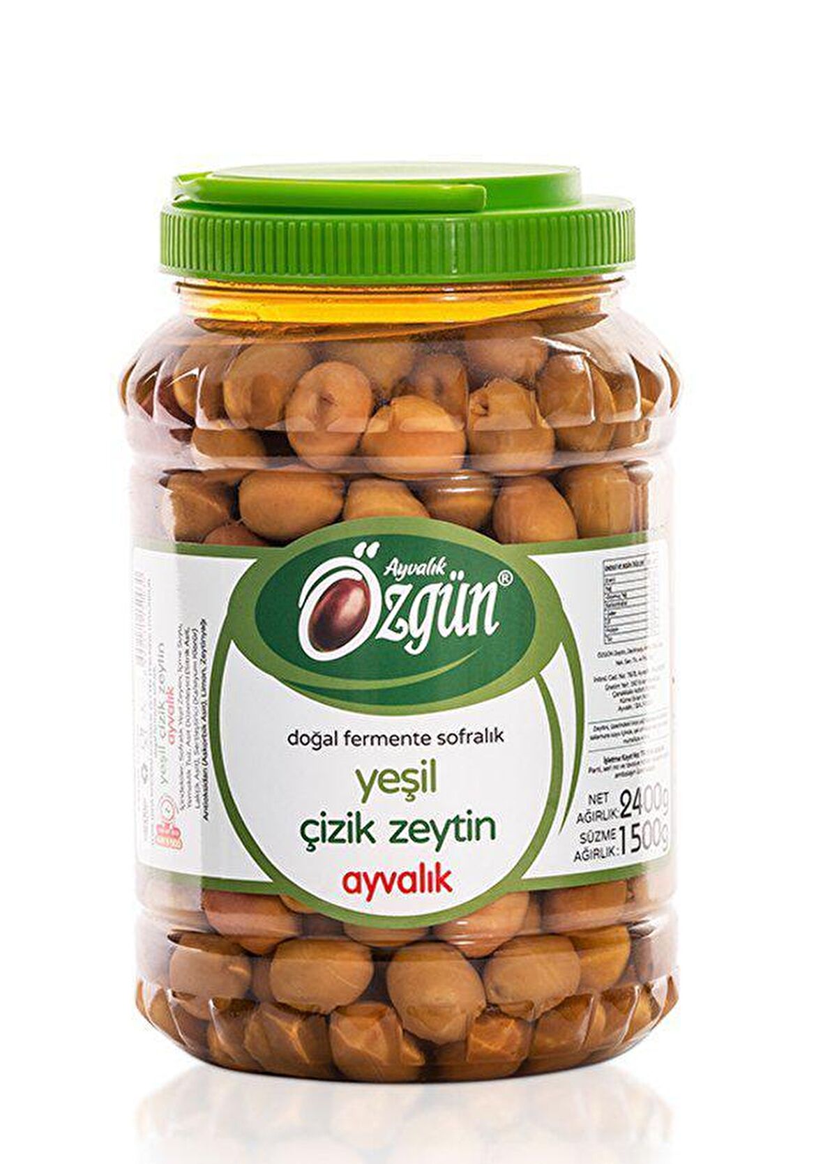 2 lik Pet Kav.Ayvalık Çizik Zeytin