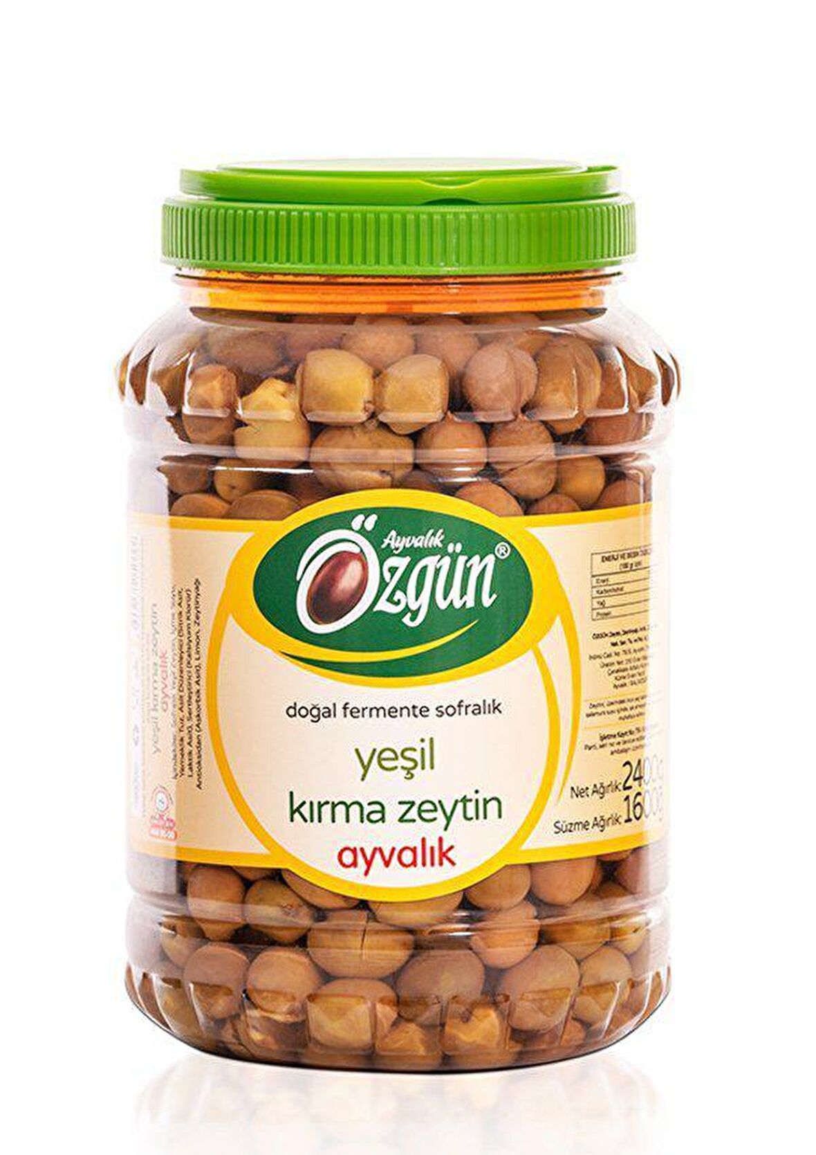 2 lik Pet Kav.Ayvalık Kırma Zeytin