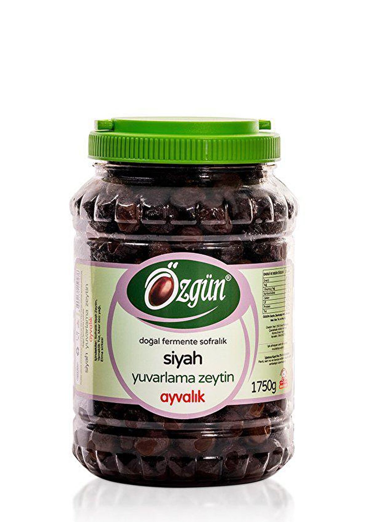 2 lik Pet Kav.Yuvarlama Siyah Zeytin