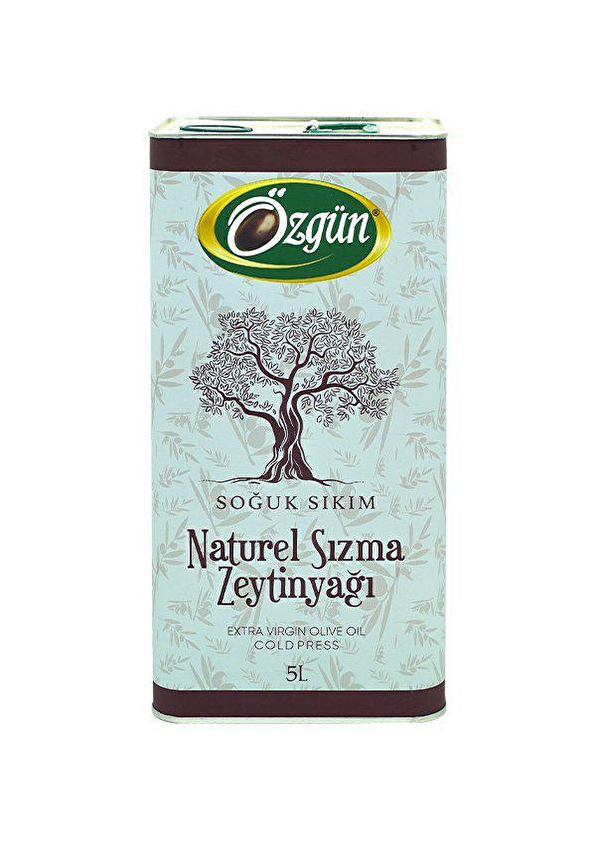 Özgün Zeytin Ve Zeytin Yağı Naturel Soğuk Sıkım Sızma Zeytinyağı 5 lt Teneke 