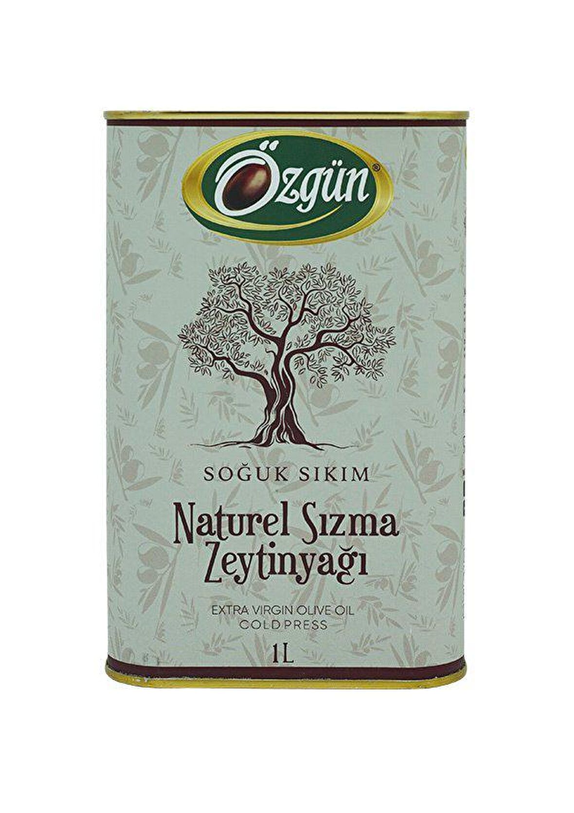 Özgün Zeytin Ve Zeytin Yağı Naturel Soğuk Sıkım Sızma Zeytinyağı 1 lt Teneke 