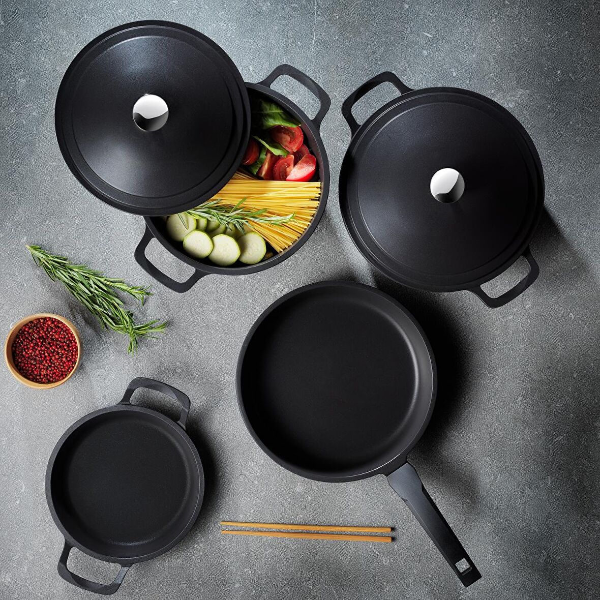 Schafer Pro Cast Döküm Tava-30cm-Siyah