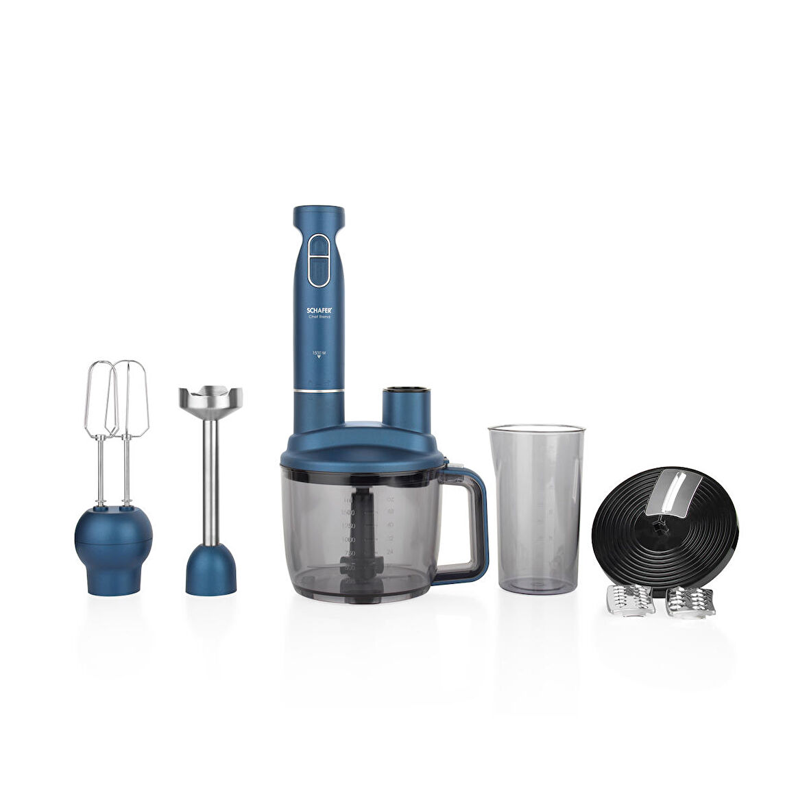 Schafer Chef Blend Mega Blender Set-Mavi