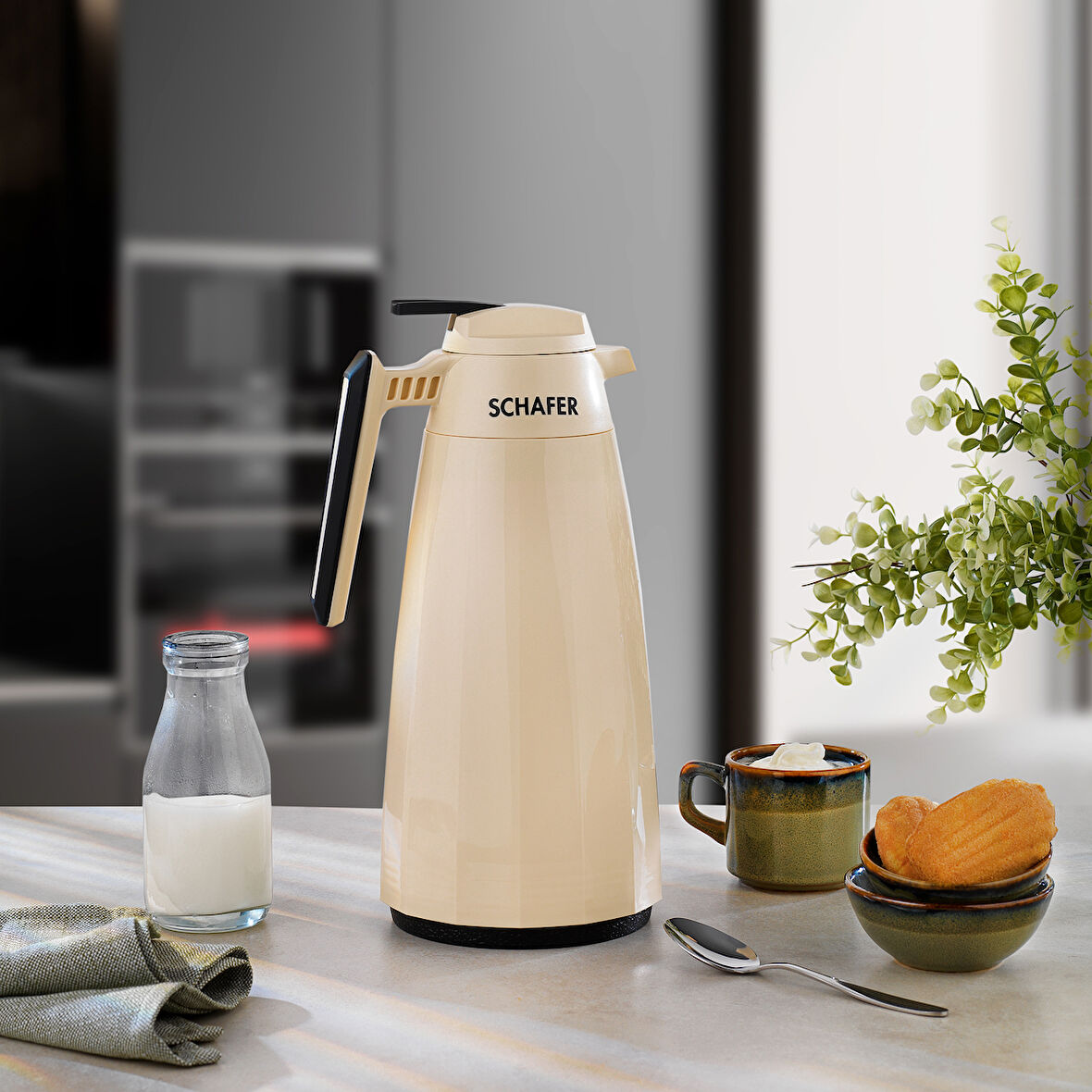 Schafer Kitchenhouse Aqua Termos 1,5 L-Krem