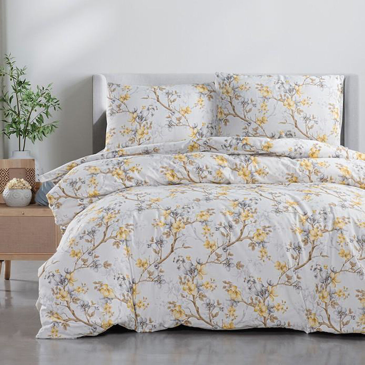 Schafer Chic Çift Kişilik Nevresim Takımı – 200x220 cm Nevresim, 240x260 cm Çarşaf, 2 Yastık Kılıfı