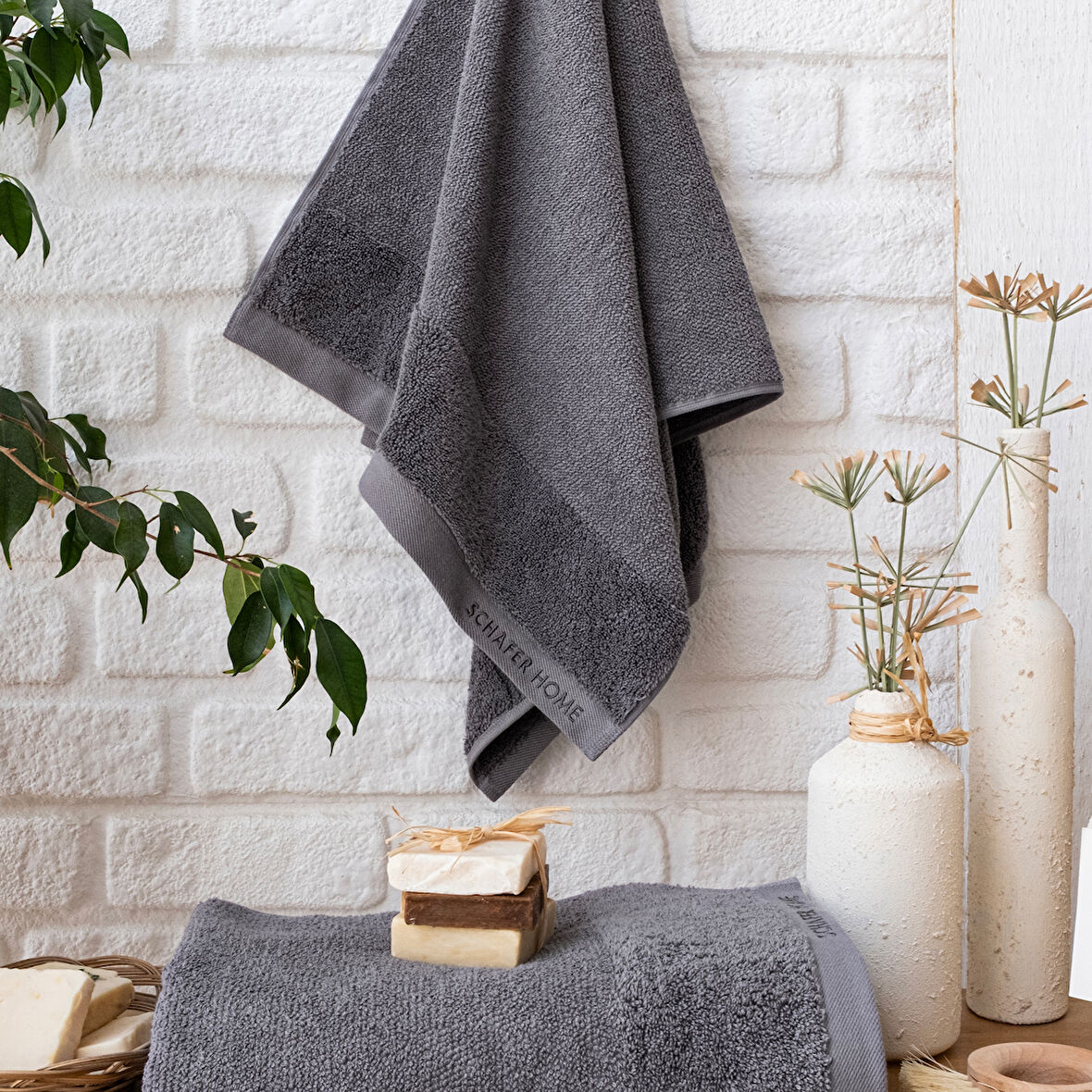 Schafer Home Soft Touch Havlu 50x90 Cm 1 Parça-Antrasit