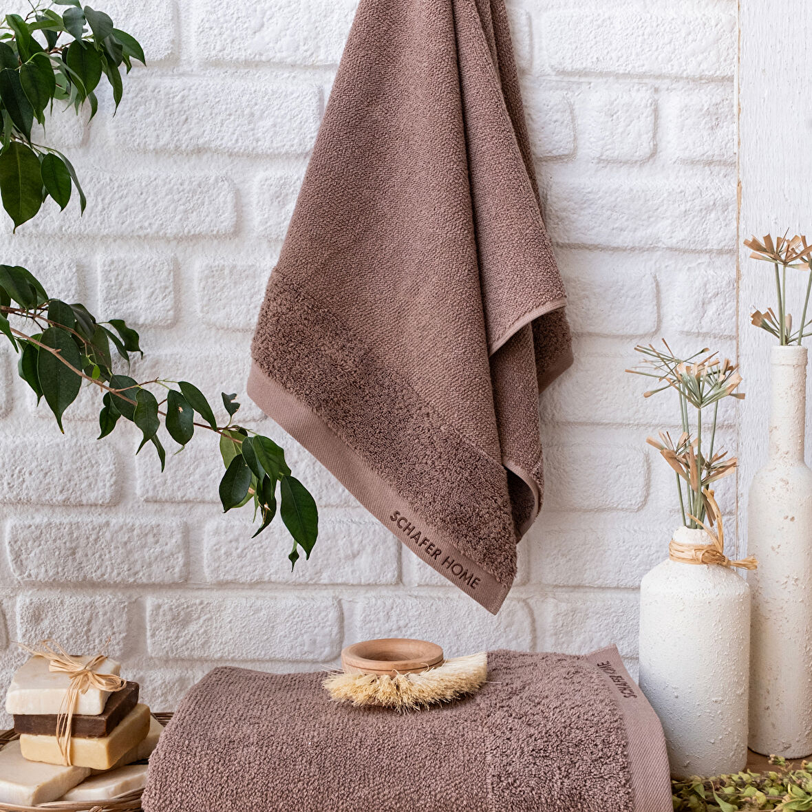 Schafer Home Soft Touch Havlu 50x90 Cm 1 Parça-Kahverengi