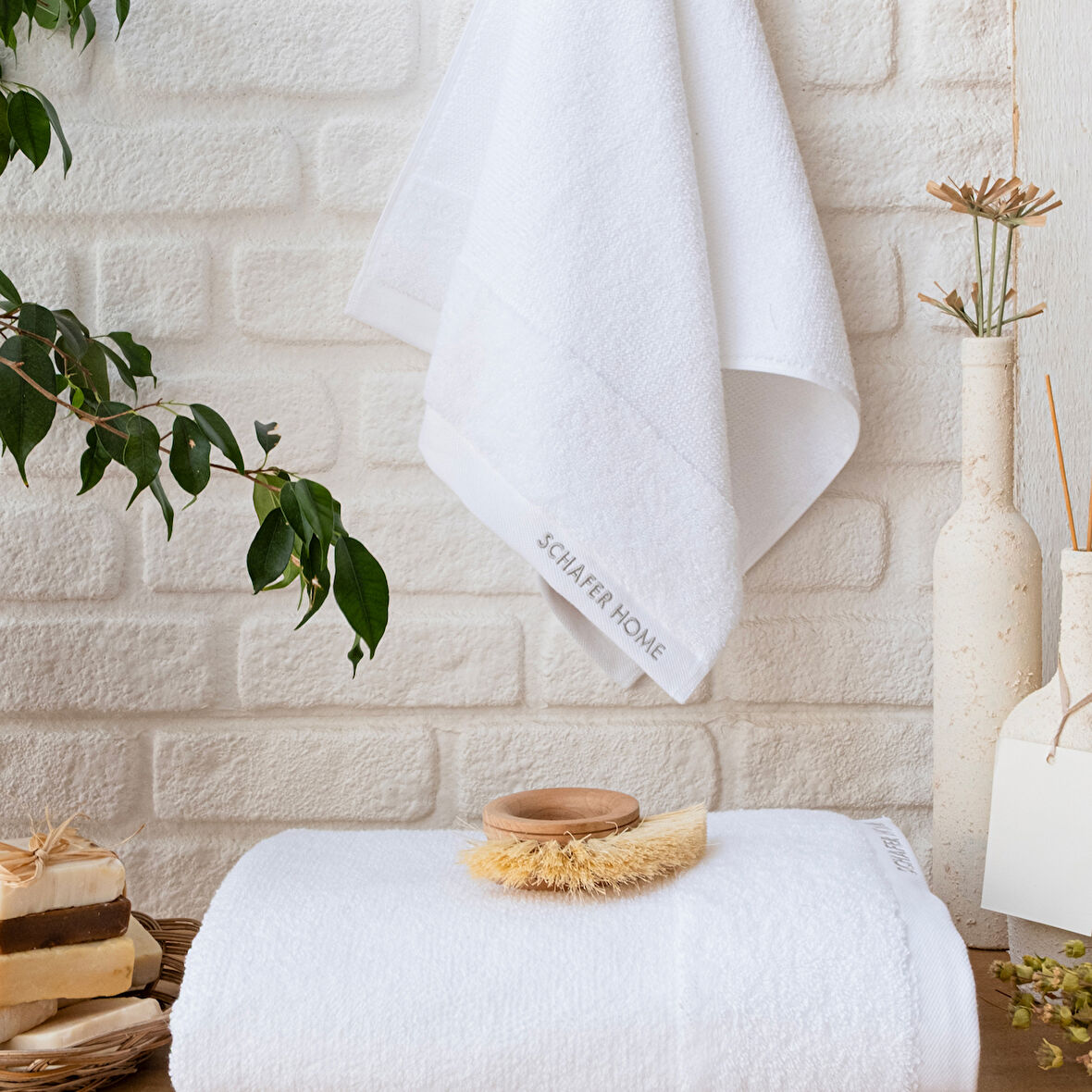 Schafer Home Soft Touch Havlu 70X140 Cm 1 Parça-Beyaz