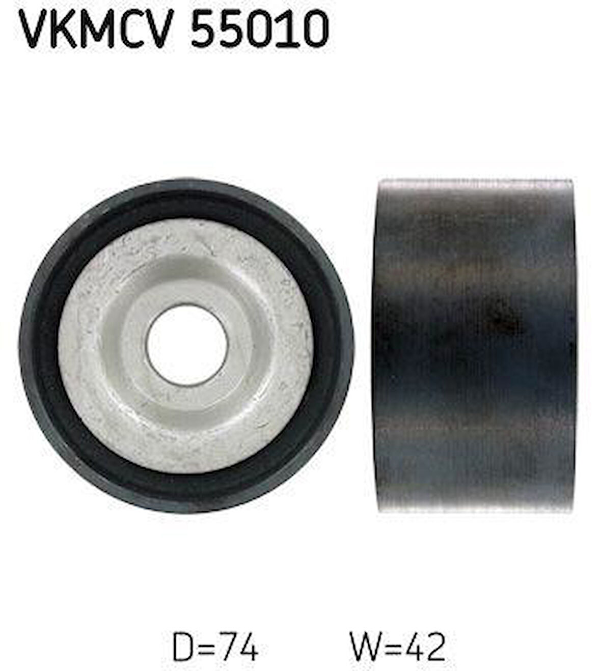 Man Truck Kayıs Gergi Rulmanı (ym457442) Man Ng Nl Nu Ul 91> (74x42x20) - Skf Vkmcv 55010