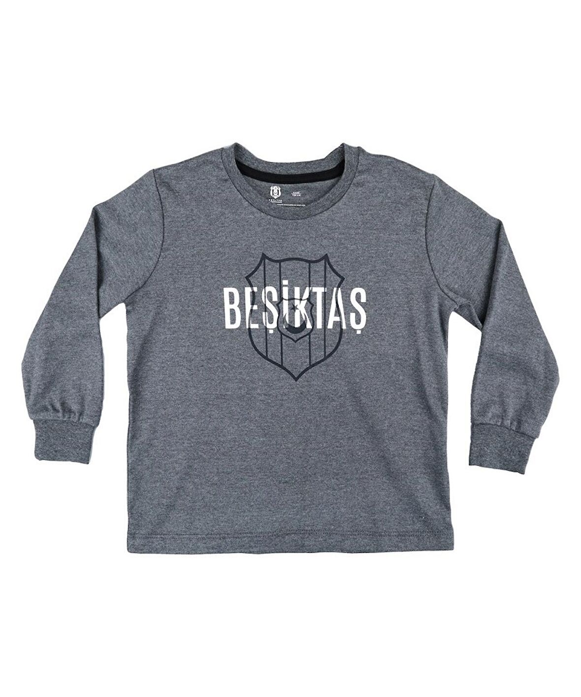 Beşiktaş Orijinal Lisanslı Logo Baskılı Çocuk Sweat