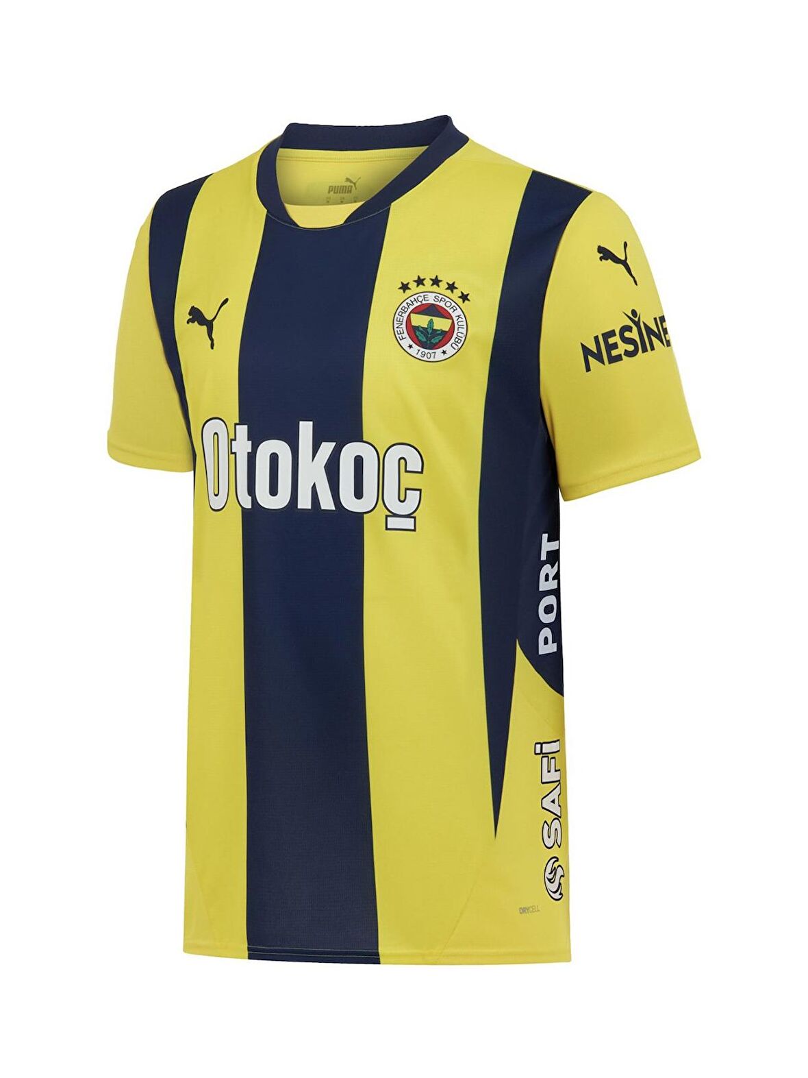 Fenerbahçe Orijinal Lisanslı Unisex 2024-2025 Yeni Sezon Sarı Lacivert Çubuklu Forma