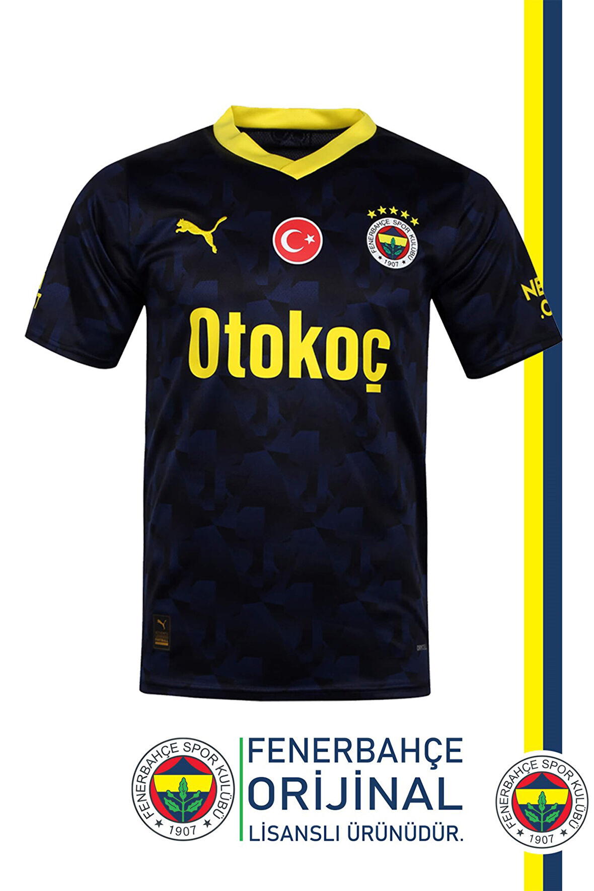 Fenerbahçe Orijinal Lisanslı Unisex 23-24 Lacivert Forma