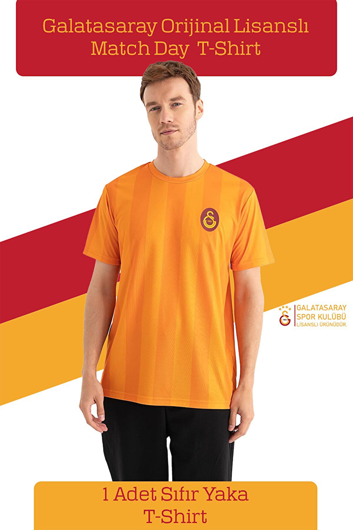 Galatasaray Orijinal Lisanslı Match Day T-Shirt