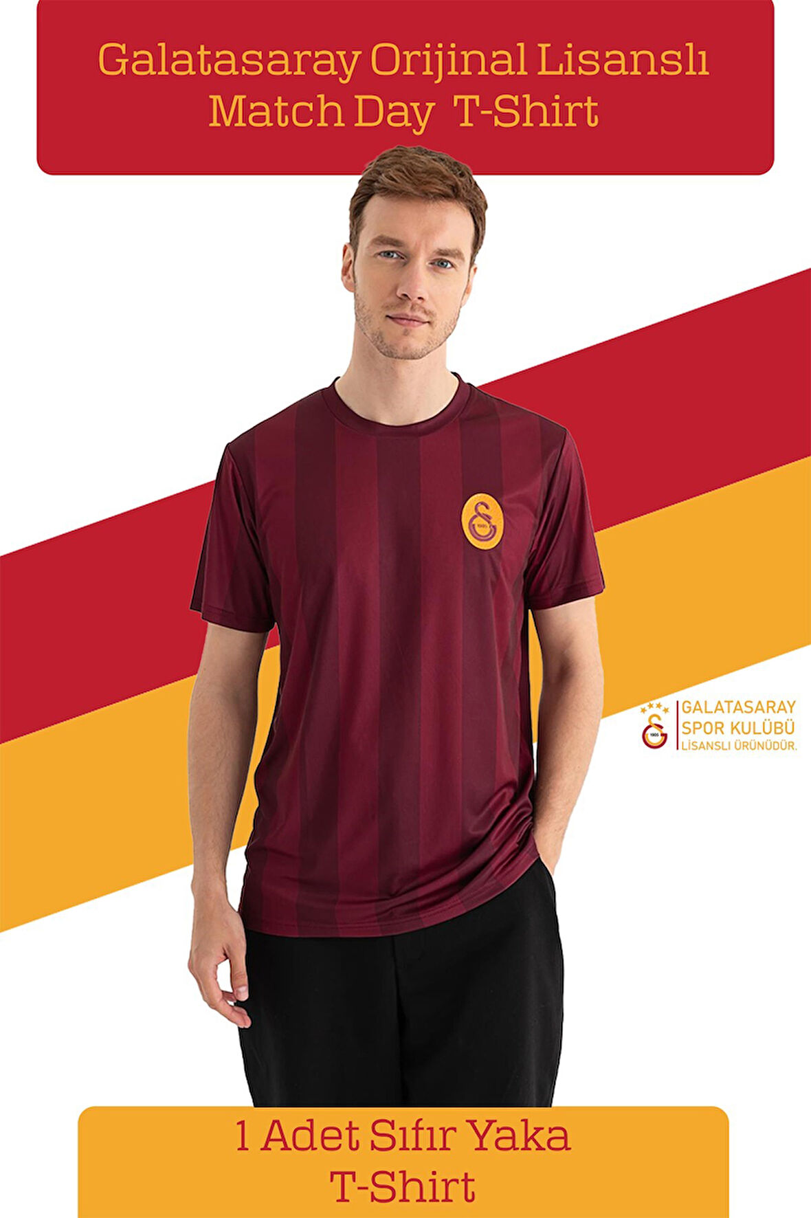 Galatasaray Orijinal Lisanslı Match Day T-Shirt