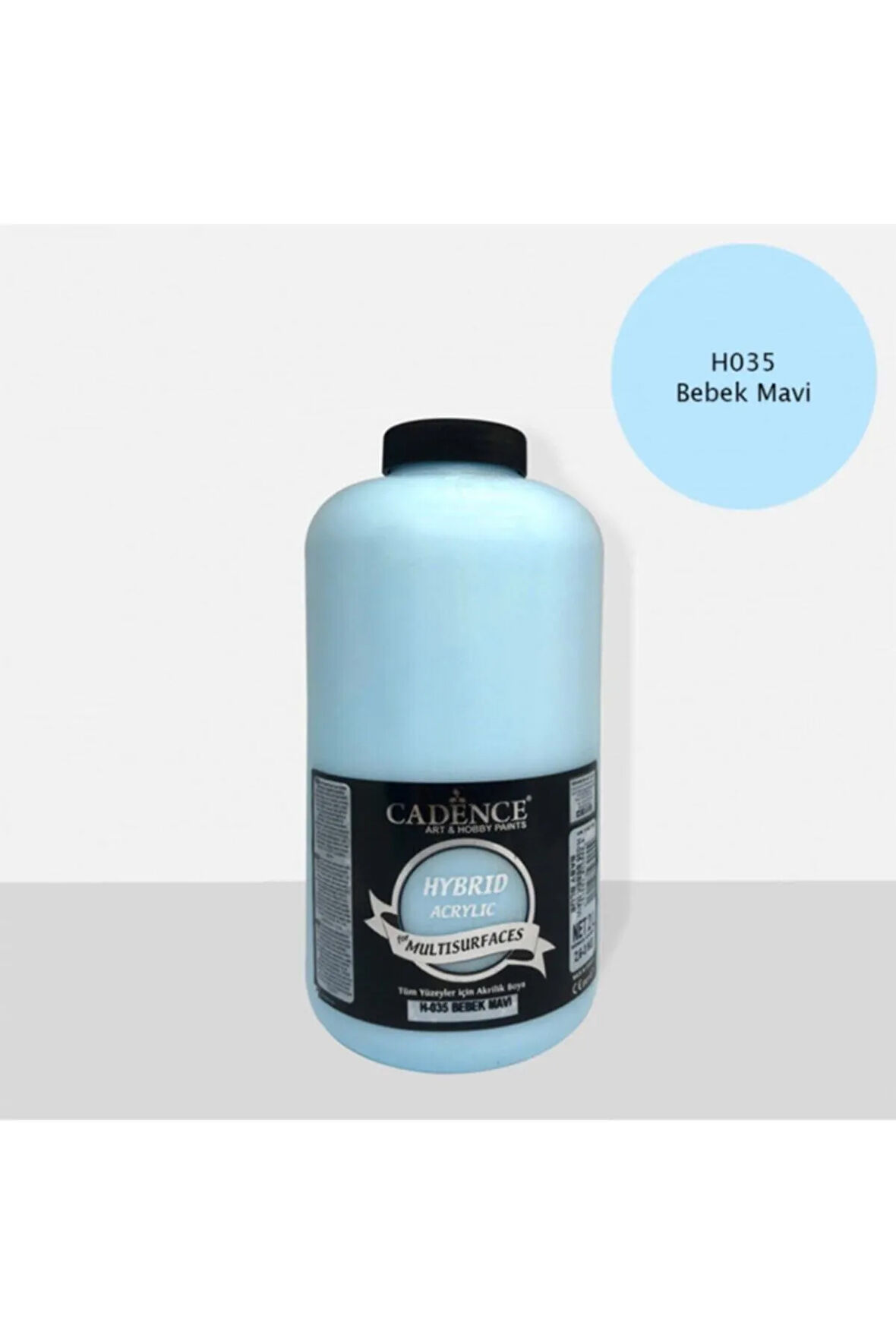 Hybrıd Akrilik Multısurfaces H-035 Bebek Mavi 2 Lt