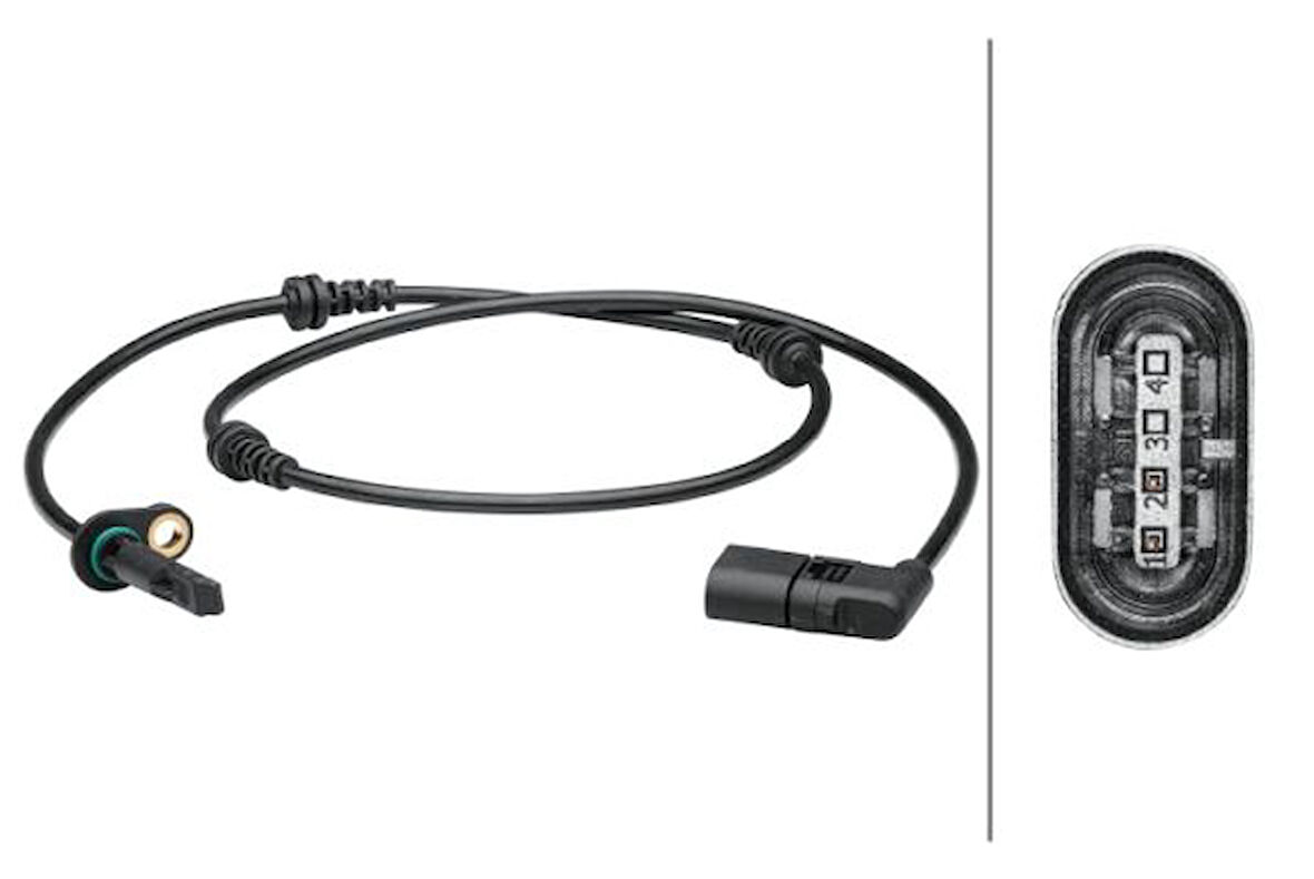 Mercedes Abs Sensoru On Sag C-Class W205 14> S205 14> C205 15> A205 16> - Hella 6pu012679-411