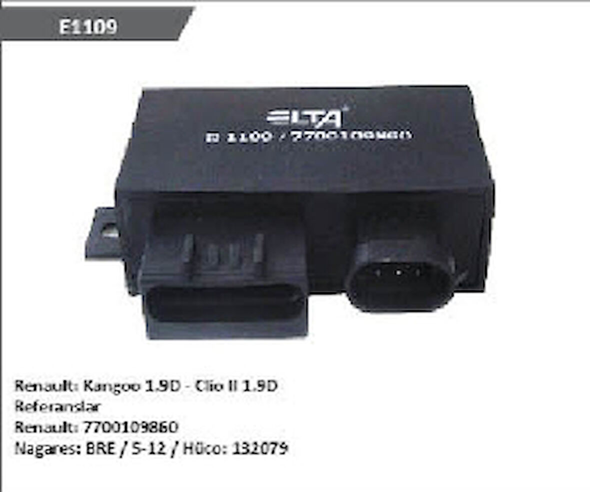 Unıversal Kizdirma Rolesi-12v Renault Kangoo/dacia 1,9 - Elta-E1109