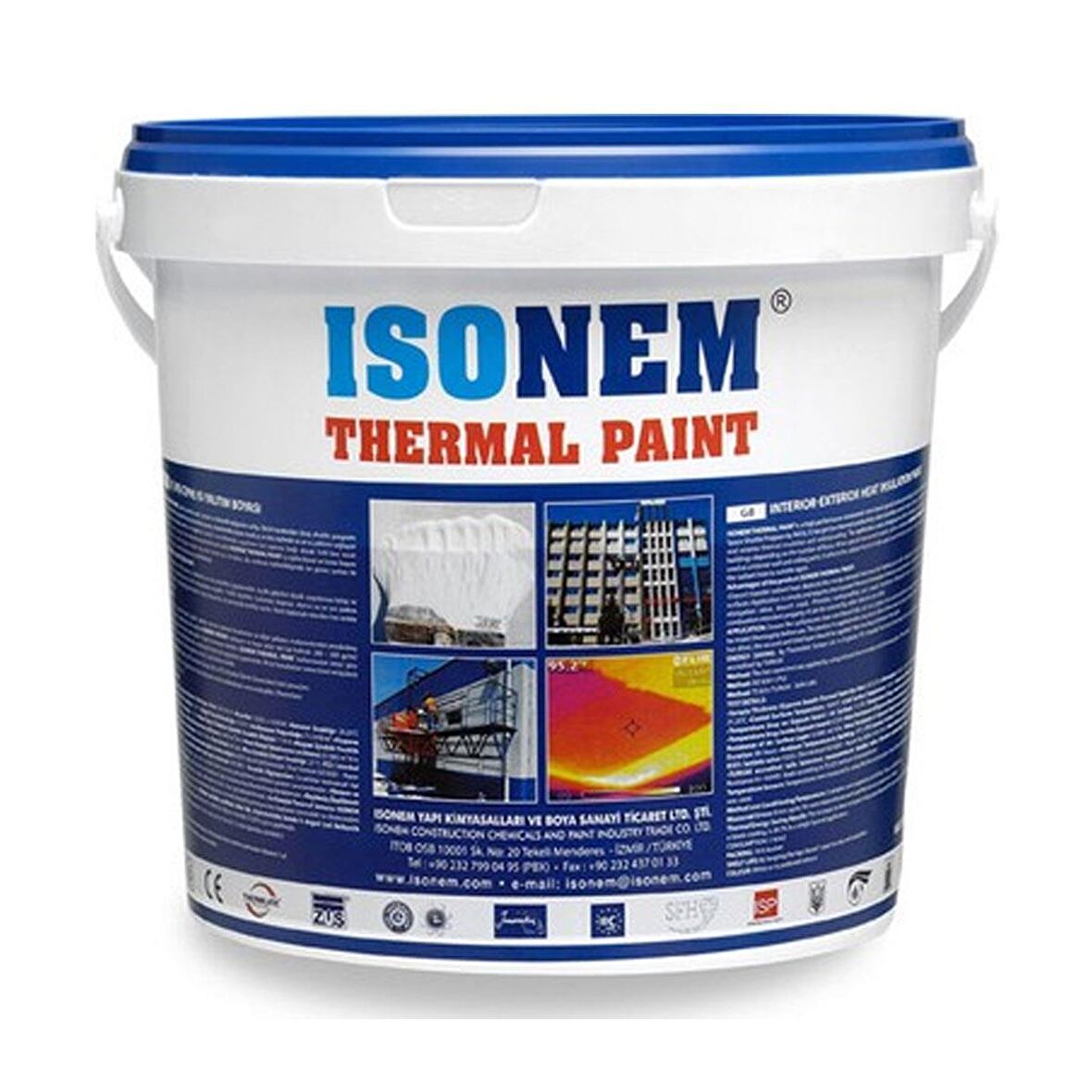 Isonem Thermal Paint Isı Yalıtım Boyası 5 Lt Beyaz