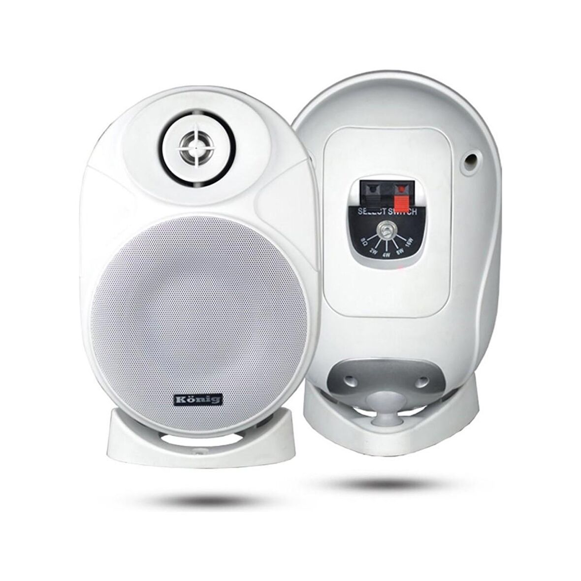 König SMD/6T 50 Watt 100V Trafolu Duvar Tipi Hoparlör - 2 Li Paket Halinde