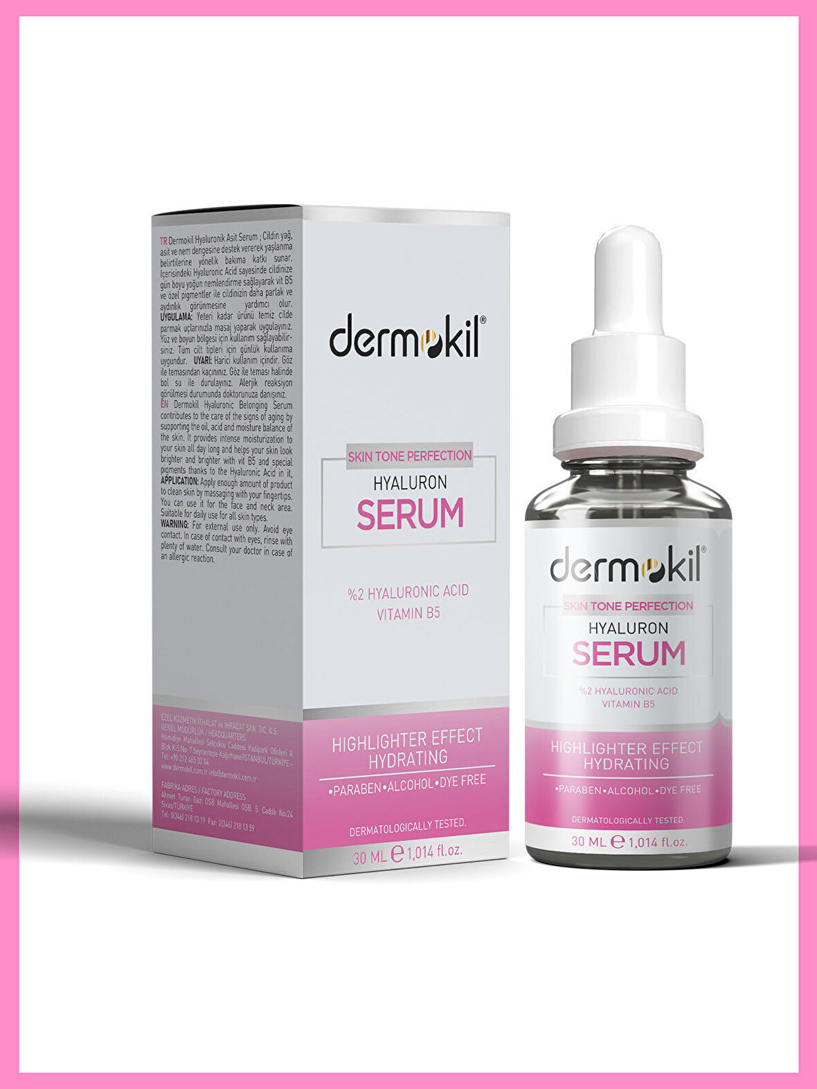 DERMOKİL SKIN TONE PERFECTION HYALURON SERUM