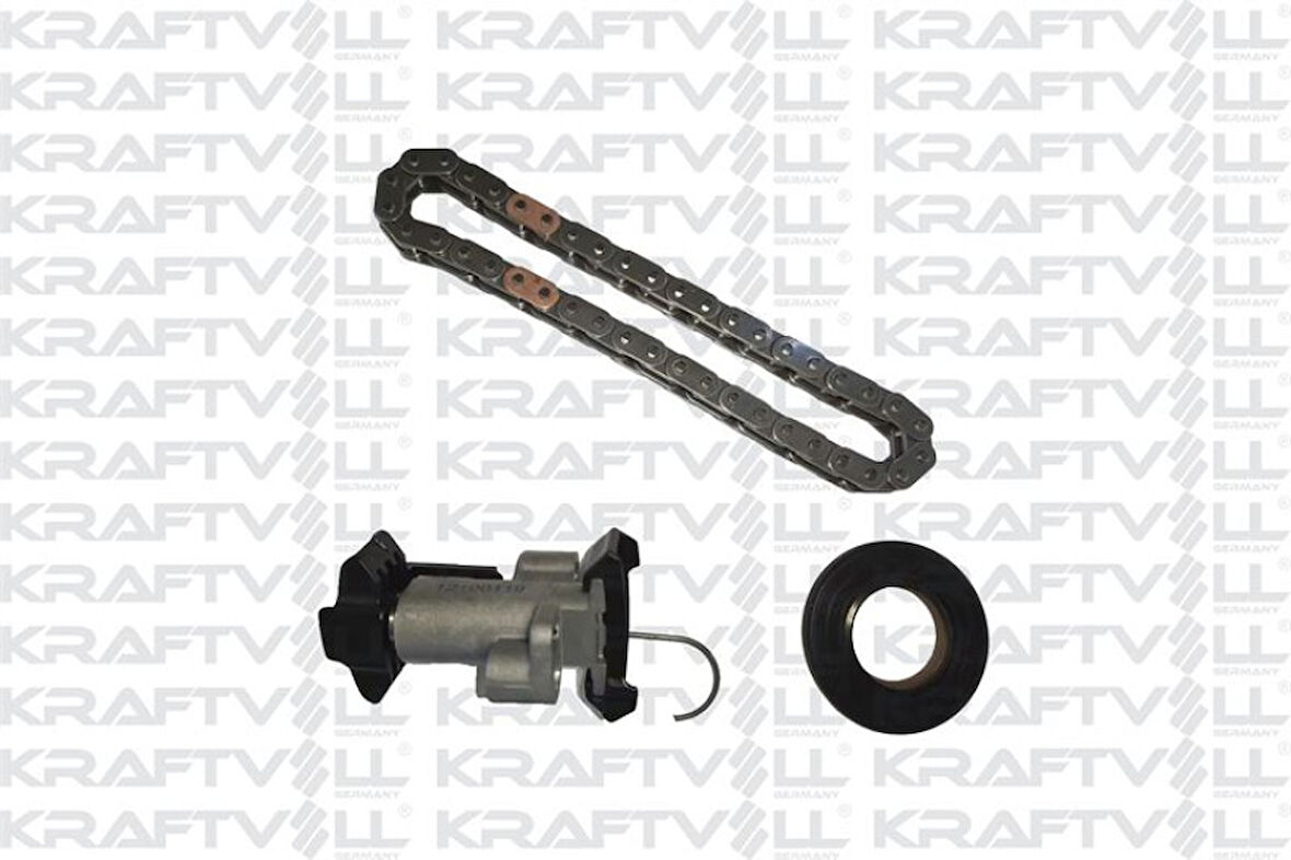 Psa Eksantrık MIL Zincir Seti (8mm) Zincir + Gergi + Kecesi P2008 I-II-208 I-II-3008 II-301-308 II-5008 - Kraftvoll 12100119