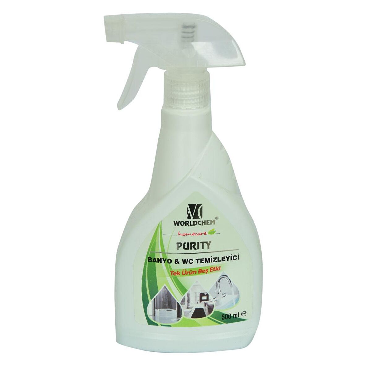 Purity Banyo ve Wc Temizleyici 5 Etki Sprey Şişe 500 ML