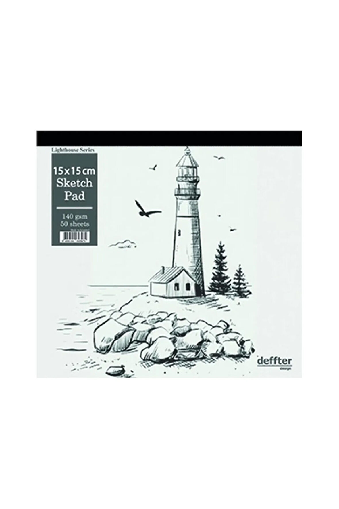 Lıght House Eskiz Defteri 15x15 Cm