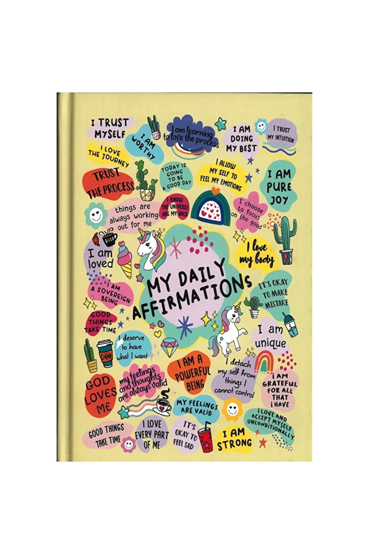 Posıtıve / My Daıly Affırmatıons Sert Kapak A5 Çizgili Defter 96 Yp