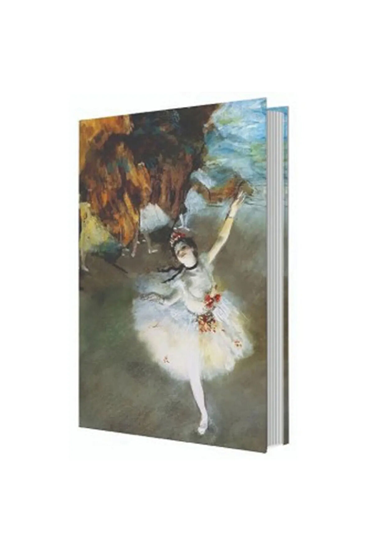 14x20 Art Of World / Edgar Degas The Star Sert Kapak Çizgisiz Defter 96 Yp