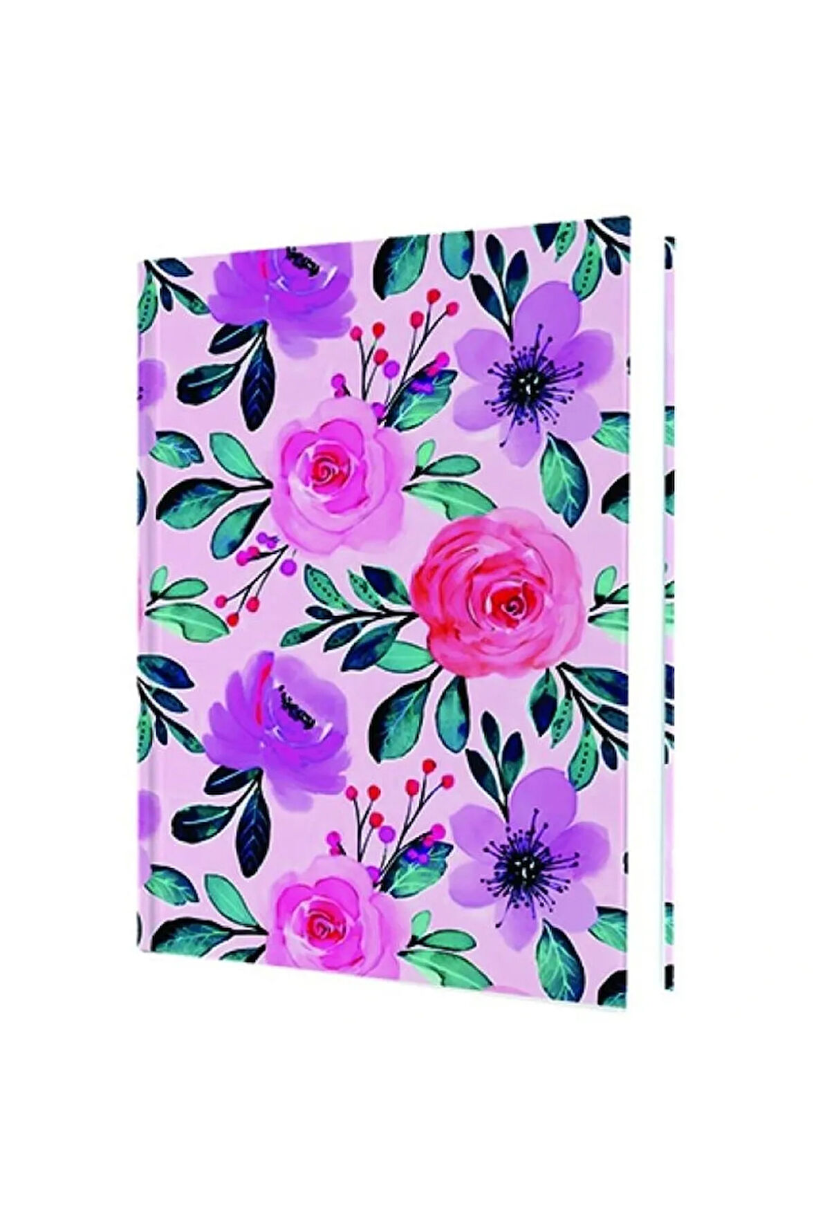 64955-6 Sprıng 2025 / Roses 14x20 Sert Kapak Çizgili Defter 96 Yp.
