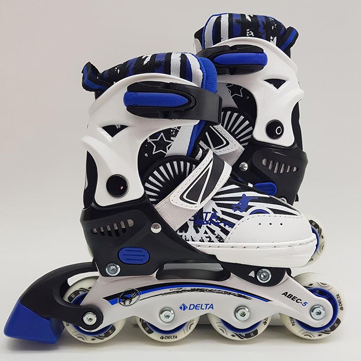 Delta KDR683 Inline Skate ABEC5 Silikon Teker Paten (31-34) Mavi