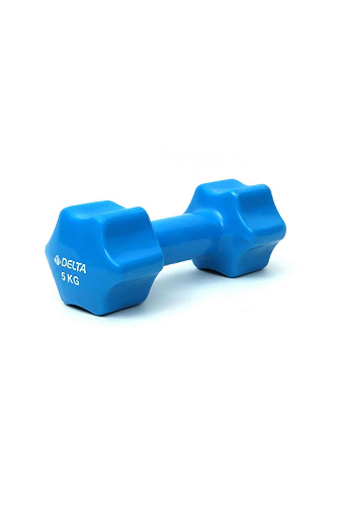 Delta 5 Kg x 1 Adet Deluxe Pvc Kaplama Mavi Demir Dambıl