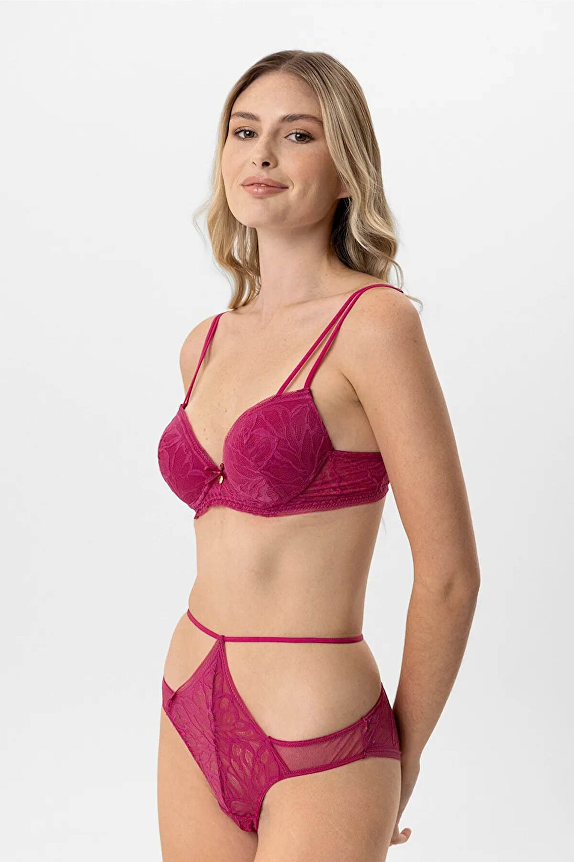 Pierre Cardin Dantelli Soft Push Up Sütyen Takım